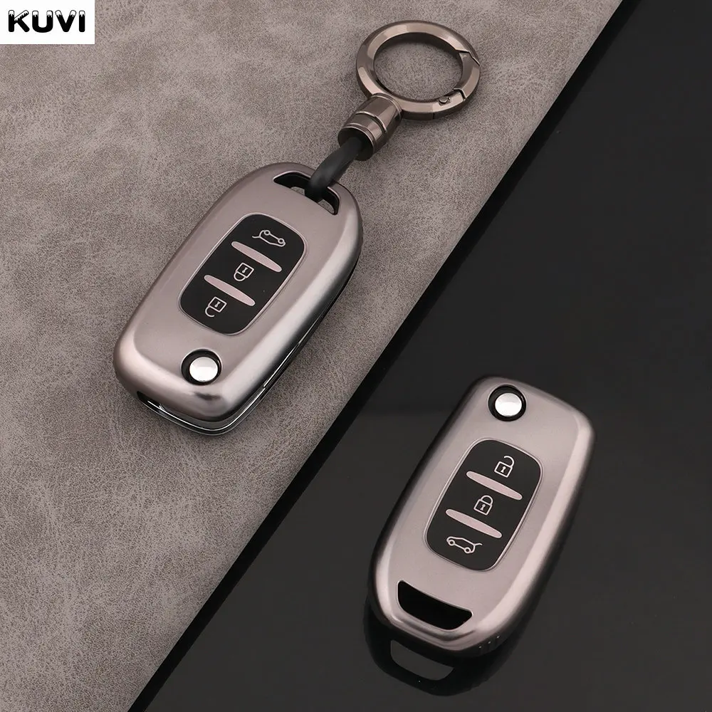 

TPU Car Flip Key Case Cover Shell For Renault Kwid 2023 Kadjar Captur Megane Sandero Stepway Logan Clio 5 2022 Arkana 2020 2021