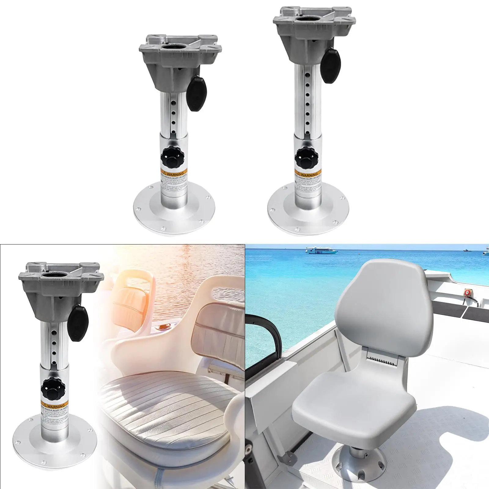

Boat Seat Pedestal Portable Lightweight Versatile High Performance PVC