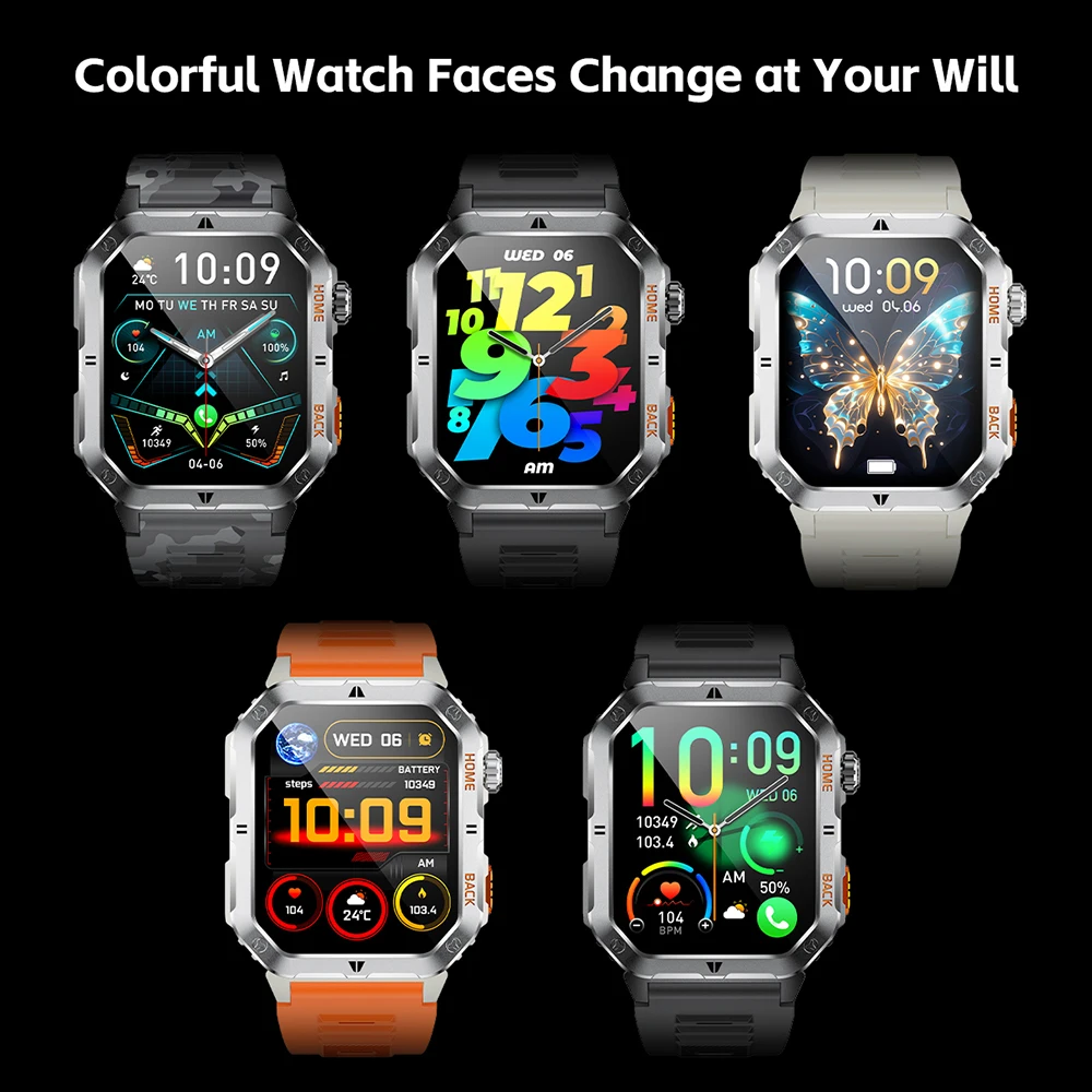 Relojes inteligentes deportivos con batería grande de 1000mAh para hombre, nuevo reloj inteligente de alta gama, reloj electrónico Android 2025 para Xiaomi y Huawei