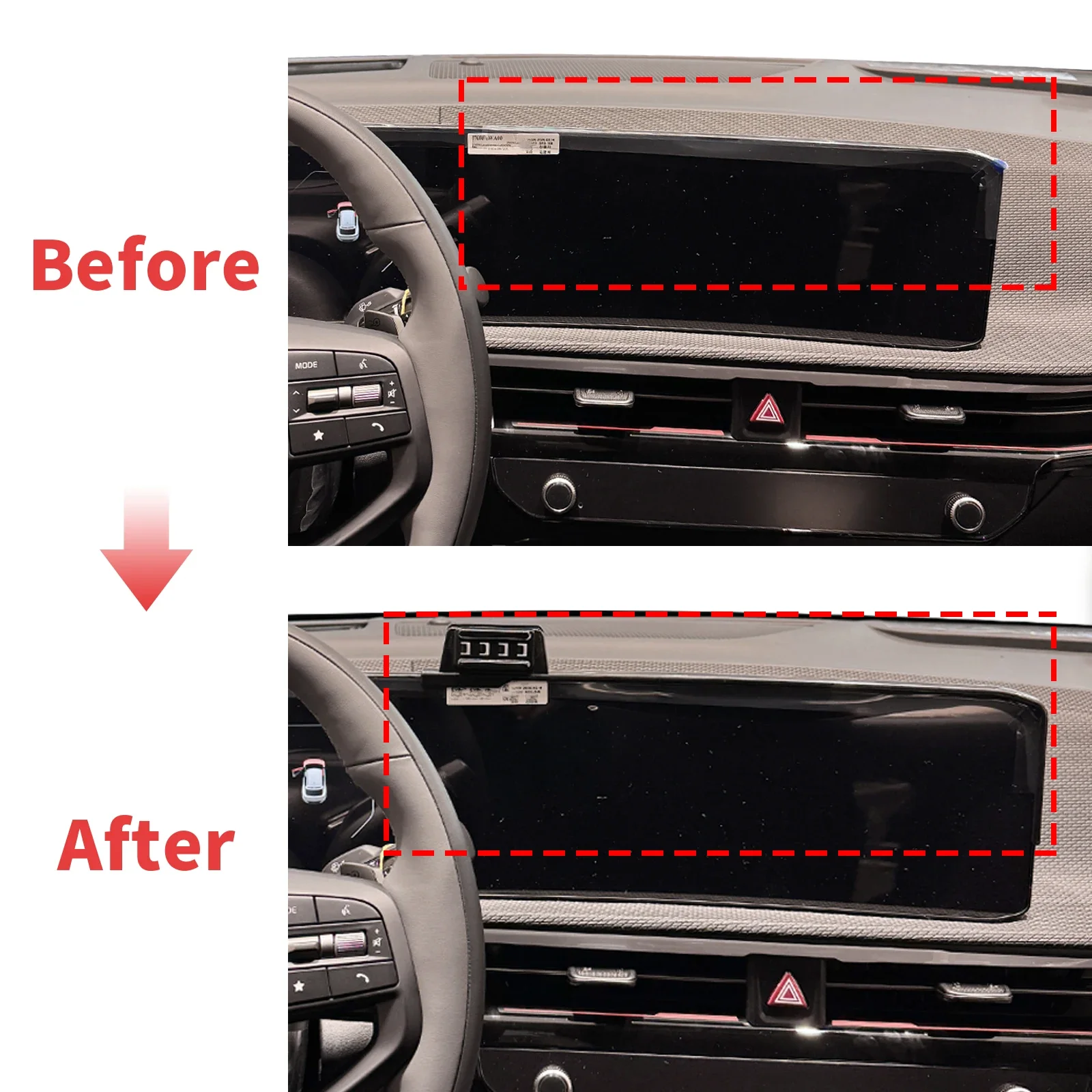 fit for KIA EV6 2025 2026 2027 Specific Dashboard Navigation Phone Holder Mount Design Car​​ accessoires