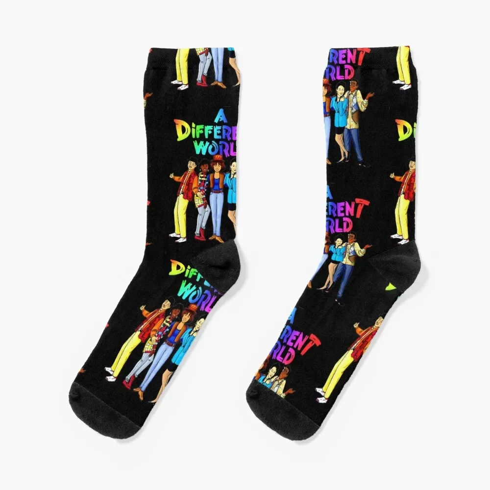 A Different World Socks Novelties Thermal man winter luxe funny gifts Socks Male Women's