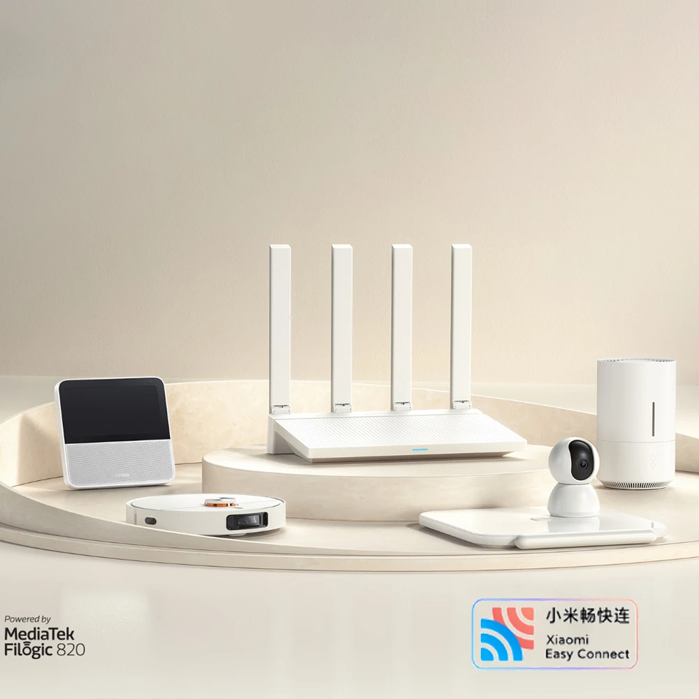 Xiaomi Router AX3000T WiFi 6 Mesh Technology 2.4GHz 5GHz MiWiFi ROM Efficient Wall Penetration Protection WiFi Router Repeater