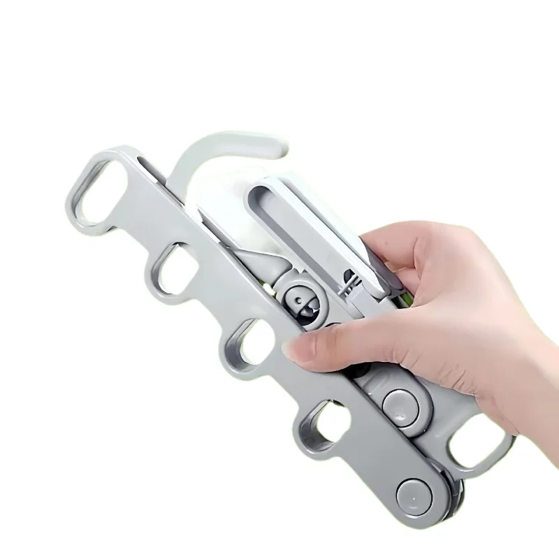 

5 Hole Foldable Clothes Hanger Portable Travel Hotel Drying Rack Multifunctional Must Have for Business Trips clothes organizer