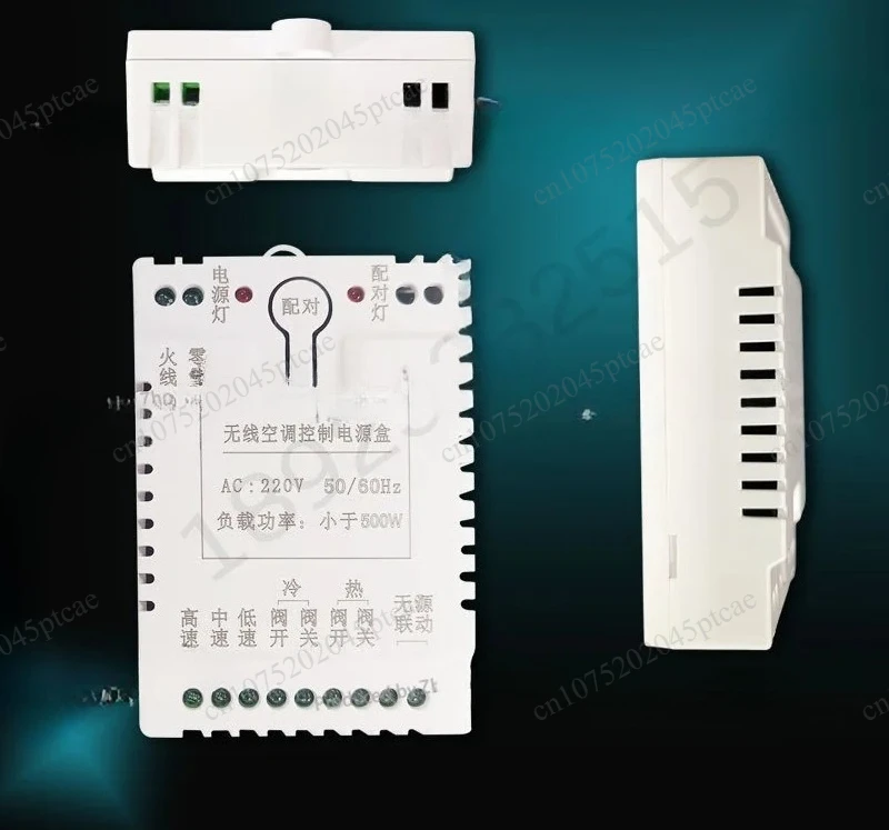 Fan Coil Unit 433 RF Wireless Thermostat Panel Open Plumbing Floor Heating Wall Hanging Boiler Air Conditioning