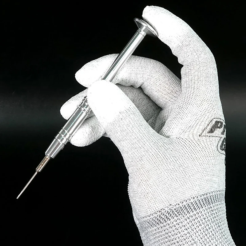 1 Para Rękawic Antystatycznych RL-063 Antypoślizgowe Rękawice ESD do Pracy Elektronicznej z Powłoką Ochronną na Palce do Naprawy Telefonów i Komputerów
