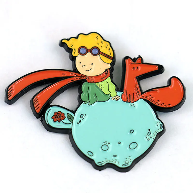 The Little Prince Cartoon Anime Enamel Pins Metal Brooch Badge Fashion Jewellery Clothes Hat Backpack Accessory Gifts