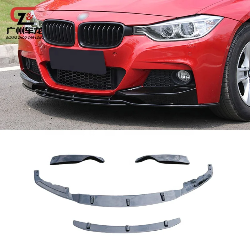 Hot selling ABS Material 3D Style Car Bumper Front Lip For BMW 3 Series F30 F35 2013-2019 Car Bodykit