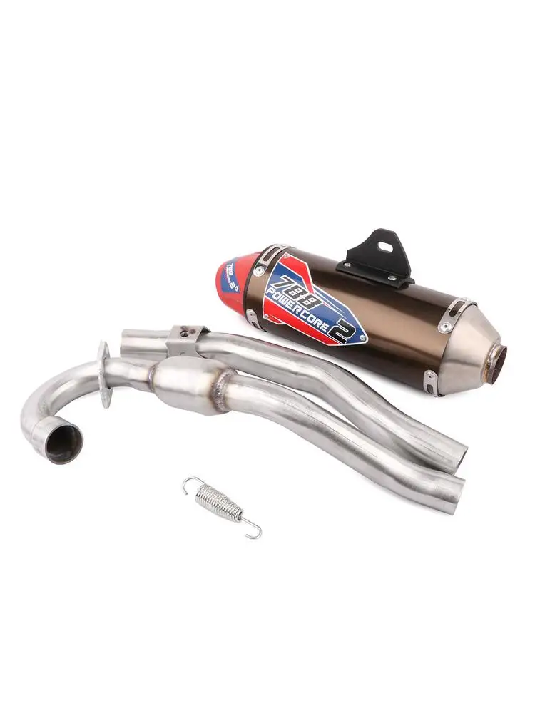 AliExpress JFGRACING Motorcycle pipe Middle&Rear Exhaust Muffler Pipe motorcycle accessories For CRF230F CRF150F 2003-2013 Dirt pit bike
