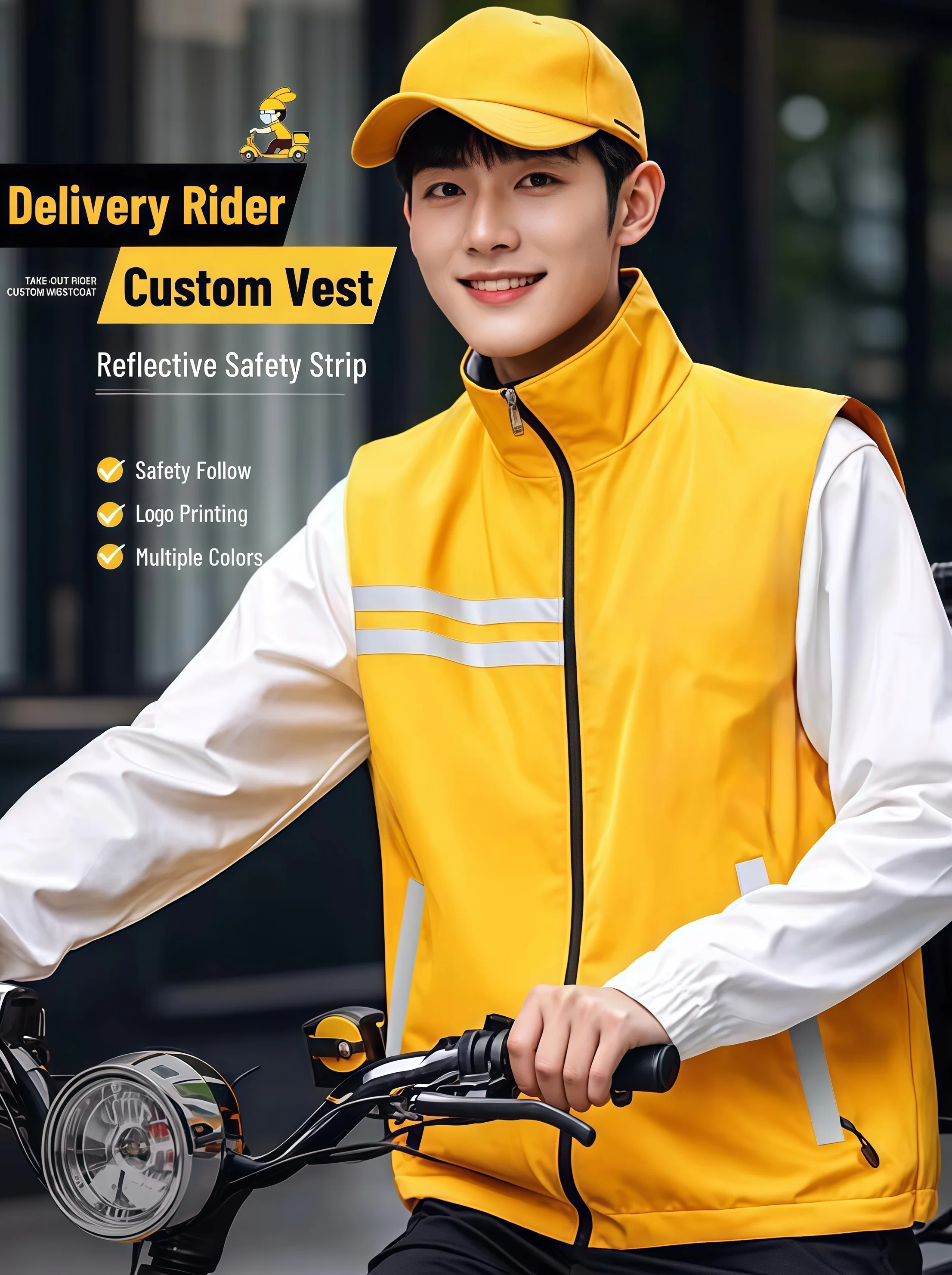Outdoor activities reflective volunteer waistcoat sanitation work clothes waistcoat custom culture advertising shirt waistcoat