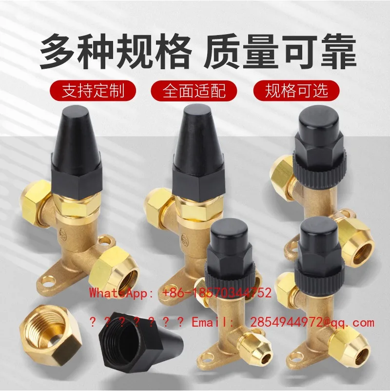 All-copper Check Valve Refrigeration Parts Air Conditioning Maintenance Globe Valve Direct