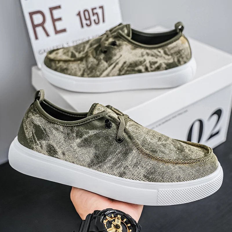 

Туфли с широким носком, мужские и женские лоферы, легкие и удобные туфли для ленивых, модная повседневная обувь, тканевые туфли больших размеров