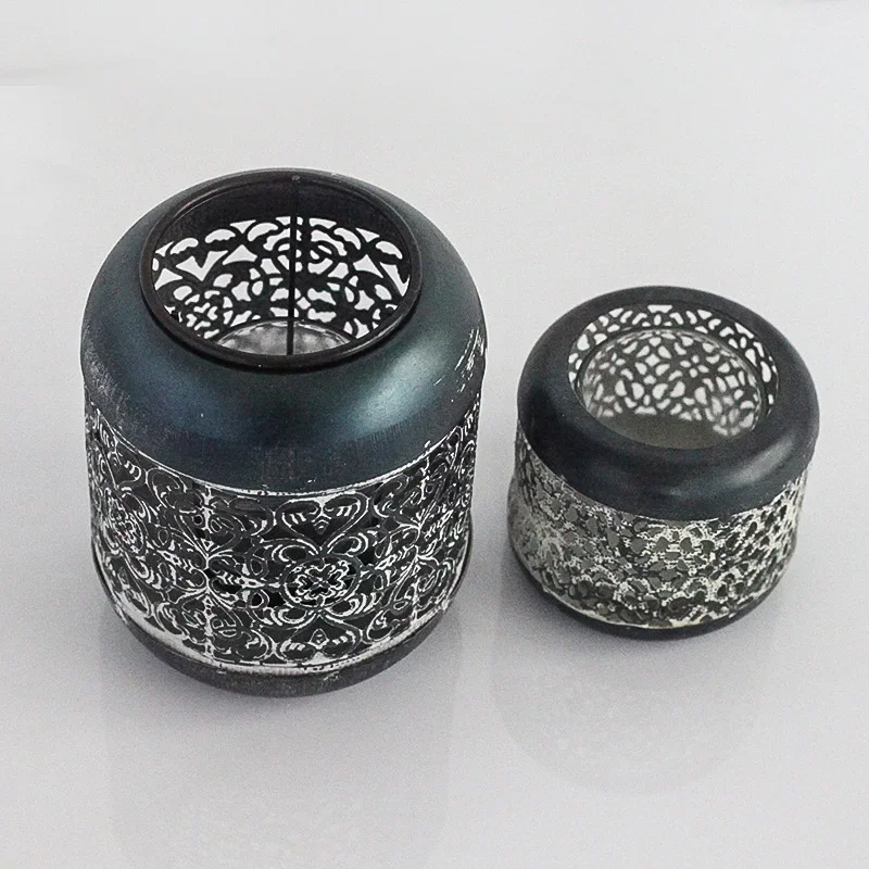 

z New Coming Europe Style Candle Holders Decorative Clay Pot Shape Candle Holder