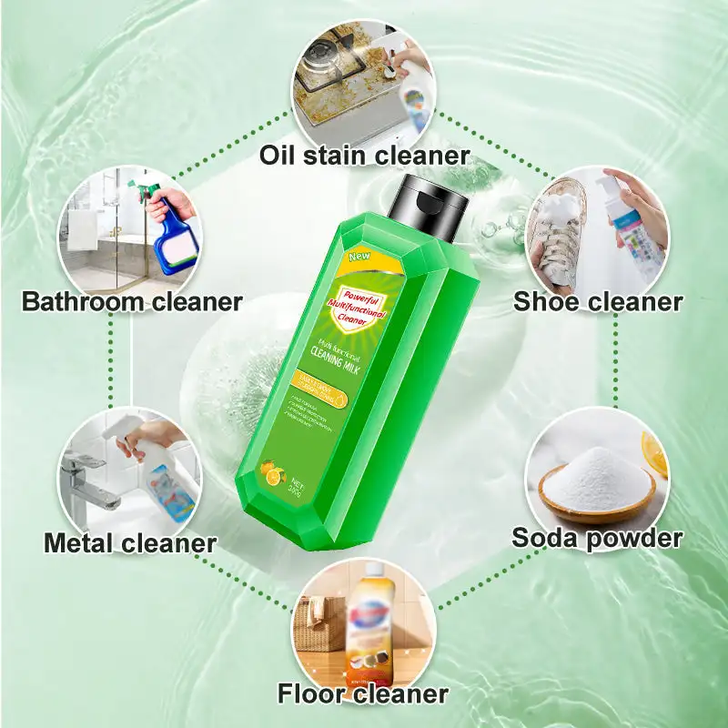 Kitchen Powerful Cleaner Multifunctional Cleaning Agent Foam Cleaner Spray 300g for Kitchen Bathroom Oil Stain Cleaning Spray