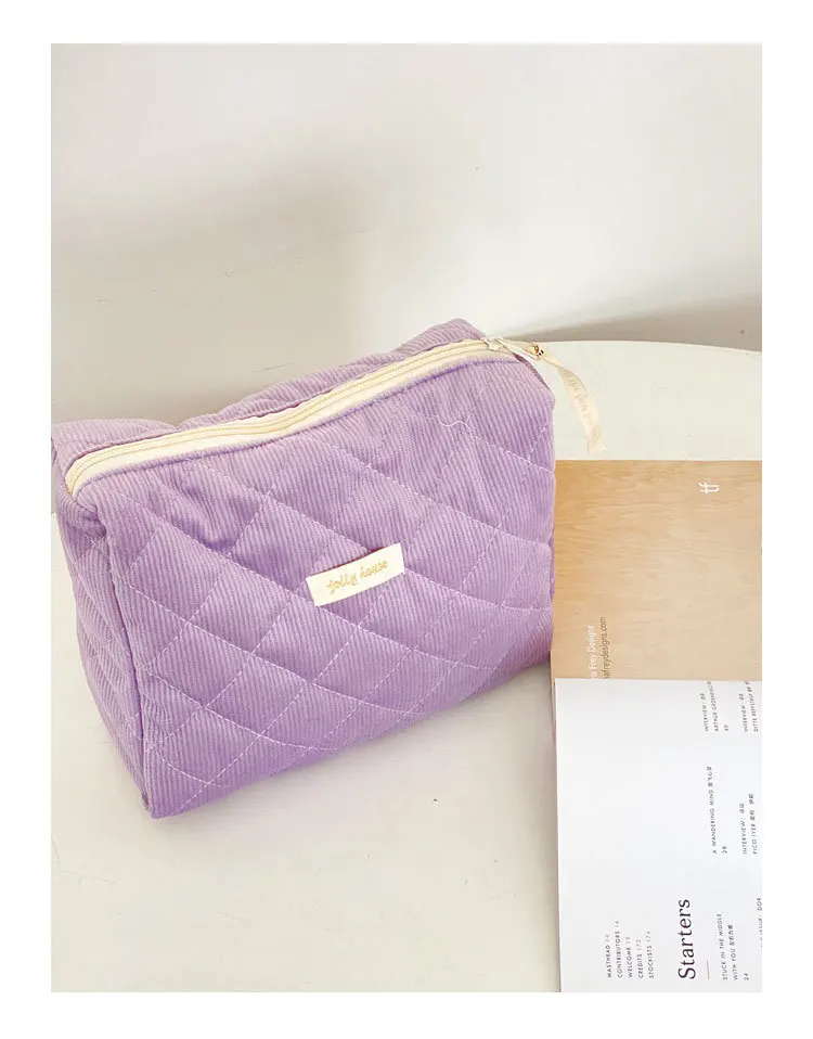 Große Kapazität Damen Kosmetiktaschen Fällen Casual Damen Kleine Aufbewahrungstasche mit Reißverschluss Weibliche Reise Clutch Bag Kleine Handtaschen – Detail 5