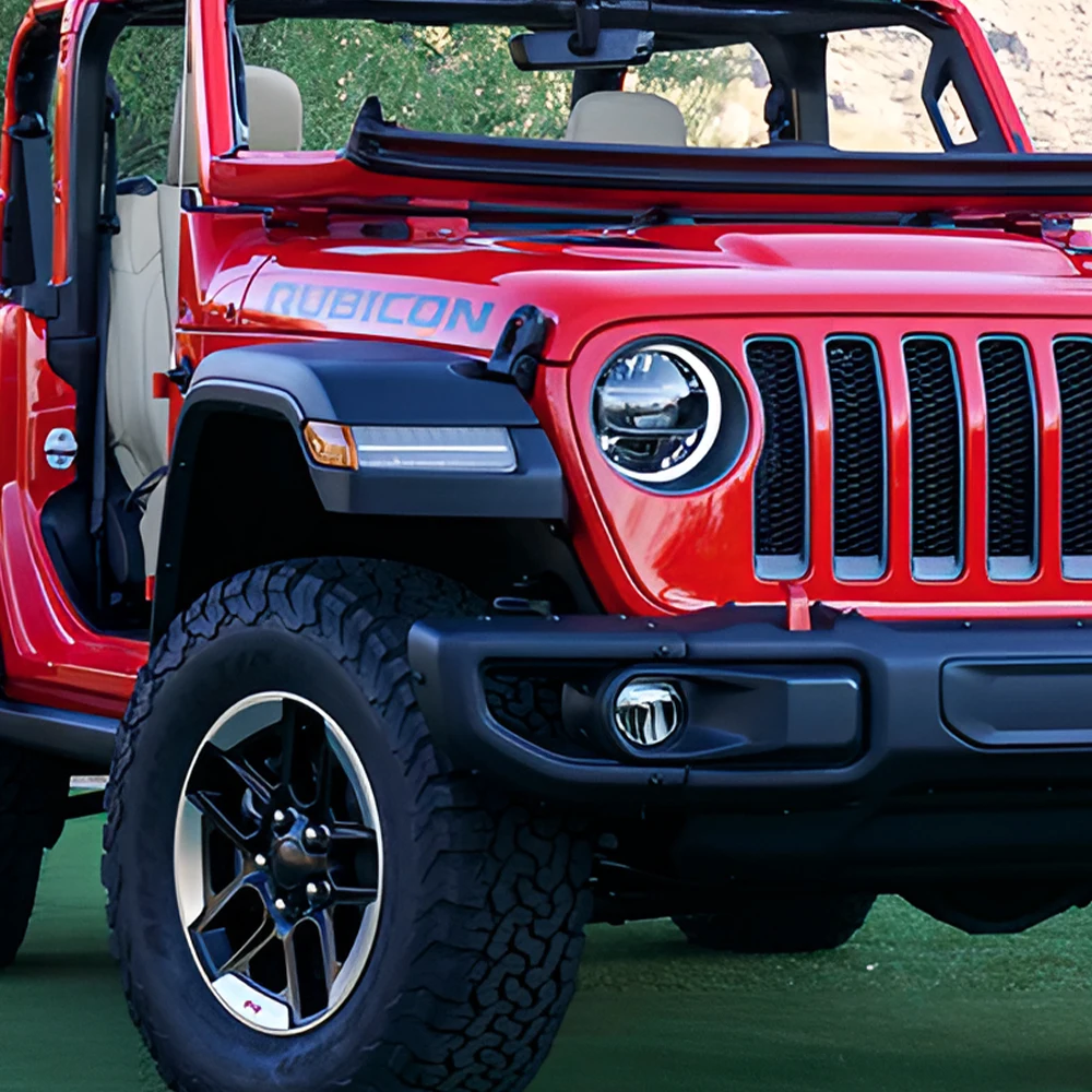 

Для Jeep Wrangler 2018-2024 автомобильные передние фонари, обновленные бифокальные линзы, аксессуары в стиле Plug and Play, светодиодные автомобильные фары в сборе