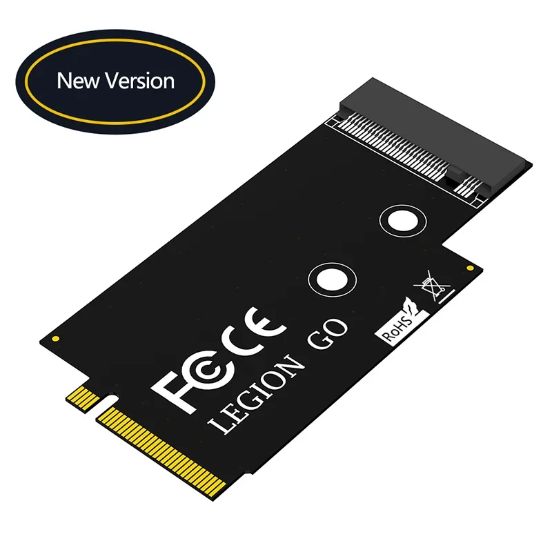 Adaptateur M2 pour Lenovo Legion Go, Déterminer la Conversion pour 2230 2242 2260 2280 Disque SSD M.2 NVcloser SSD PCIe 4.0, Carte Adaptateur