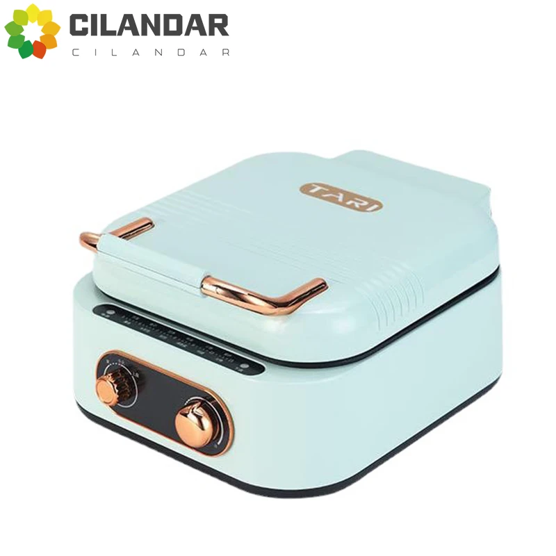 

Household double-sided heating, timed multifunctional frying and baking machine, non stick pot, suspended heating