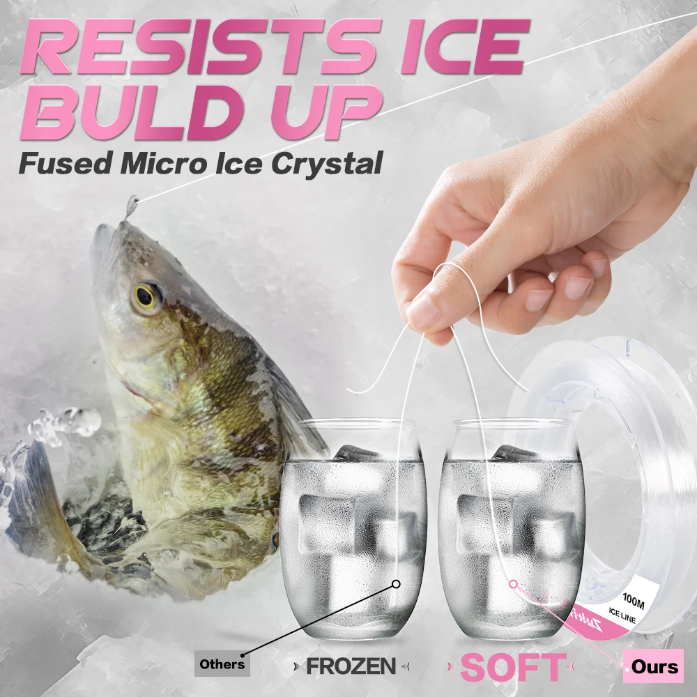 ZUKIBO trenza de hielo Micro p - Ice Fishing Line reseña y precio