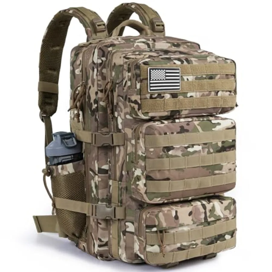 

Военный тактический рюкзак для мужчин, армейский рюкзак Molle на 3 дня, штурмовой рюкзак, сумка для выживания, водонепроницаемый и сверхпрочный, для походов