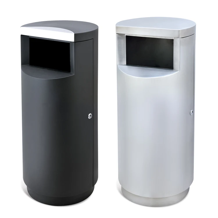 Indoor Outdoor Smart Stainless Steel Waste And Recycling Bin