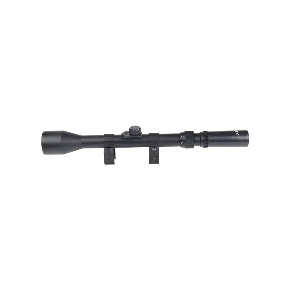 Mira telescópica para Rifle táctico, mira óptica para Airsoft con riel de cola de Milano de 11mm para caza, 3-7x28 3-7x20 4x28 4X20