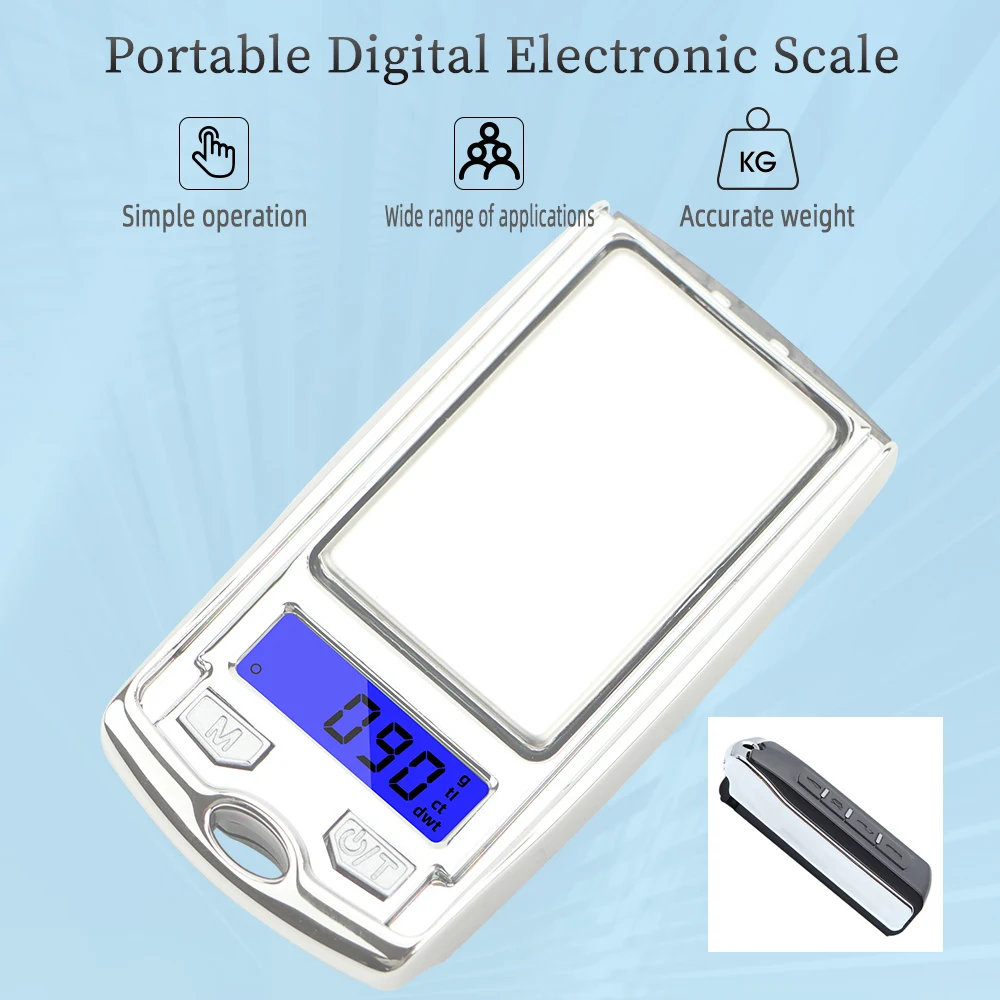 Mini Pocket Scales Portable Gram Scale 100g/200g Digital Key Scale Jewelry Gram Balance Weight Car Key Shape Electronic Scales