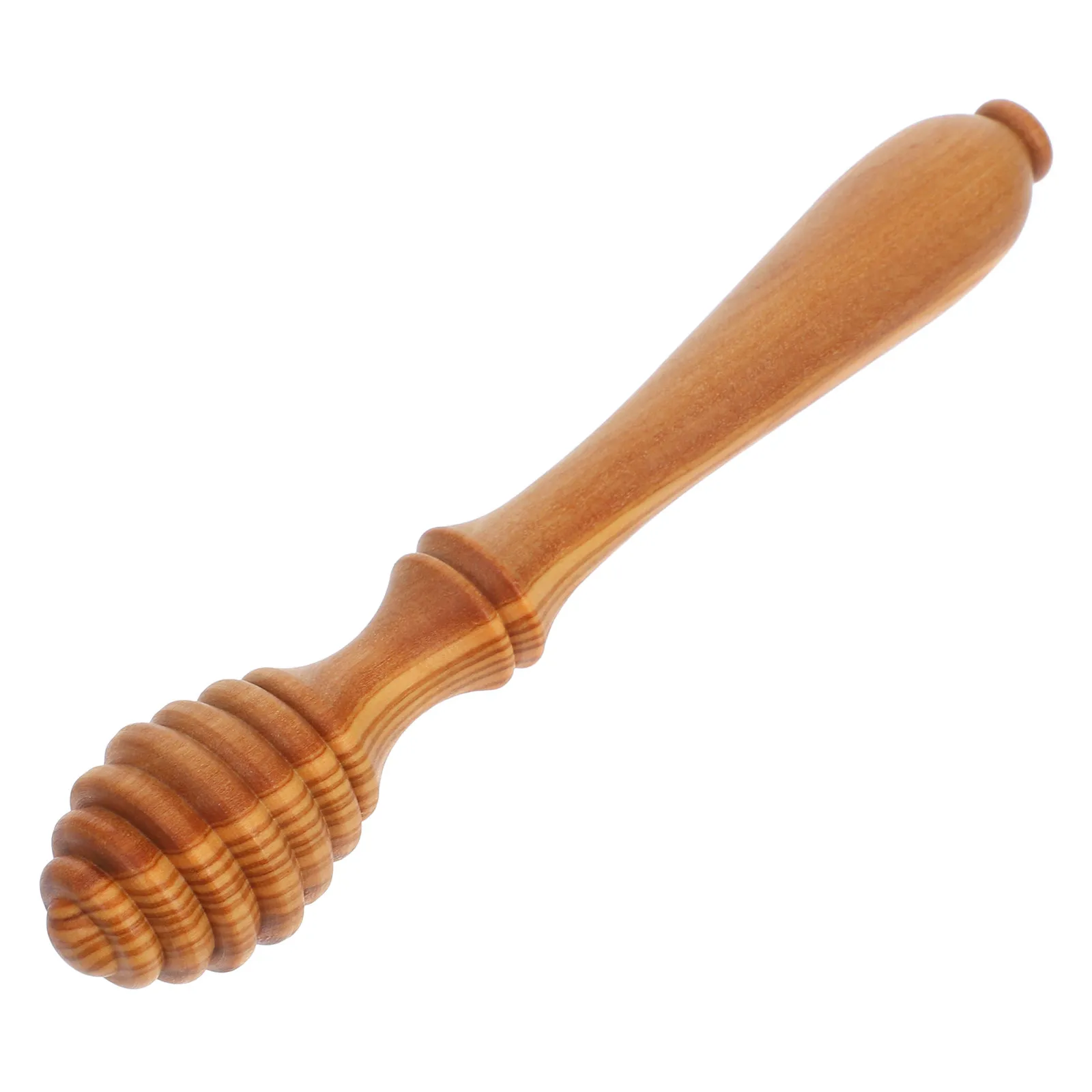 Olive Wood Honey Dipper Stick Spiral Stirring Wand for Honey Jars Jam Coffee Tea Syrup Kitchen Mixing Tool