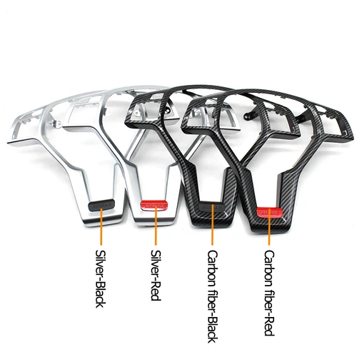 Imagen 2 del producto Cubierta de Panel cromado para volante de coche, embellecedor para Mercedes Benz AMG A B C E GLK GLA CLA CLS clase W176 W246 W204 W212 W156 W117