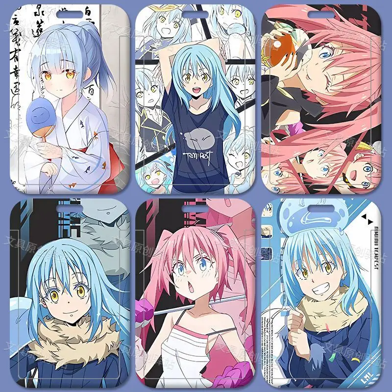 That Time I Got Reincarnated As A Slime Student Cover Set Access Card Bank ID Holder Retractable Credit Protectivegift