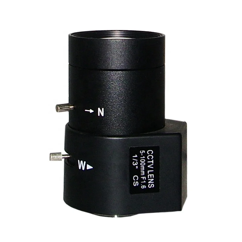 2024 High Resolution 2022 New Varifocal Auto Iris CS Mount 5-100mm Cctv Lens High Quality