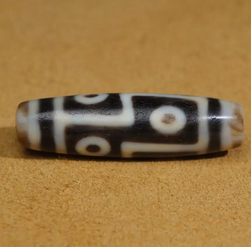 

Oily Smooth Old Agate Ancient Tibetan DZI Beads 6 Eye Totem Amulet Pendant GZI