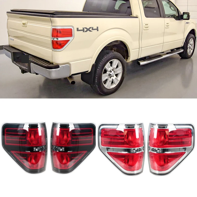 

Car Taillight Assembly For Ford F150 SVT Raptor 2009-2014 Rear Bumper Tail Light Rear Stop Brake Lamp Rear Turn Signal Fog Lamp