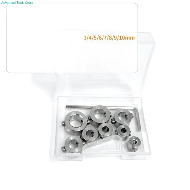 

Drill Bit Depth Stop Limited Ring Collars 3-16mm Woodworking Drill Locator W91B