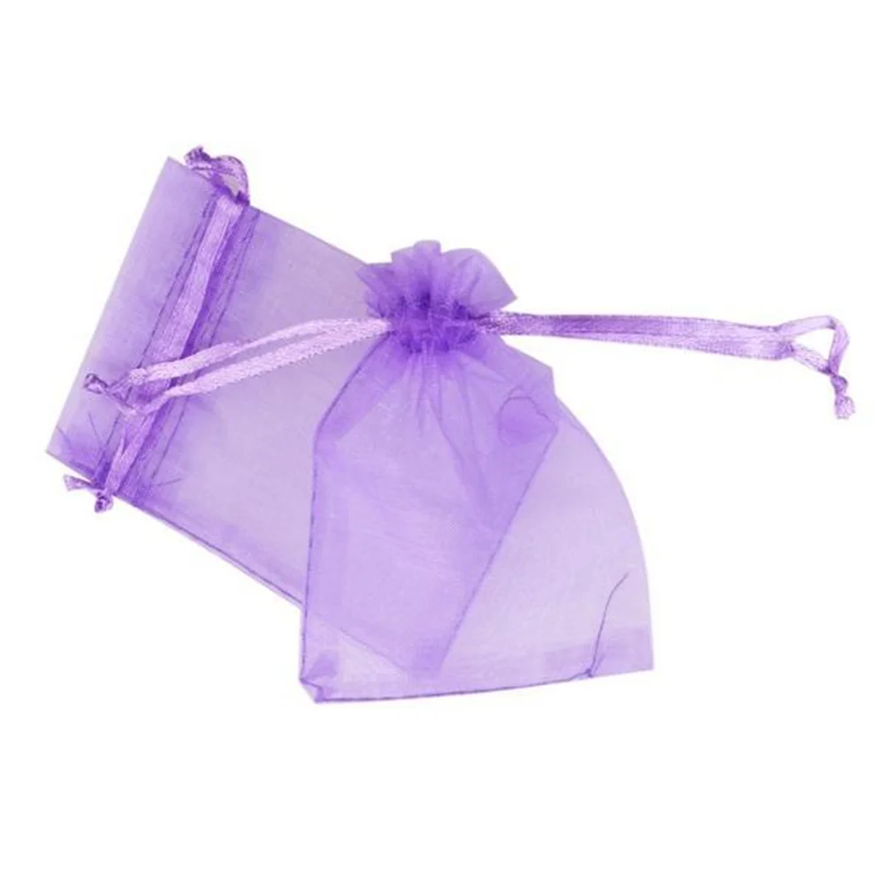 

Clear Goody Bags Candy Small Gift Beam Port Wedding Favor Lavender Drawstring Jewelry Bag Pouch Packaging supplies