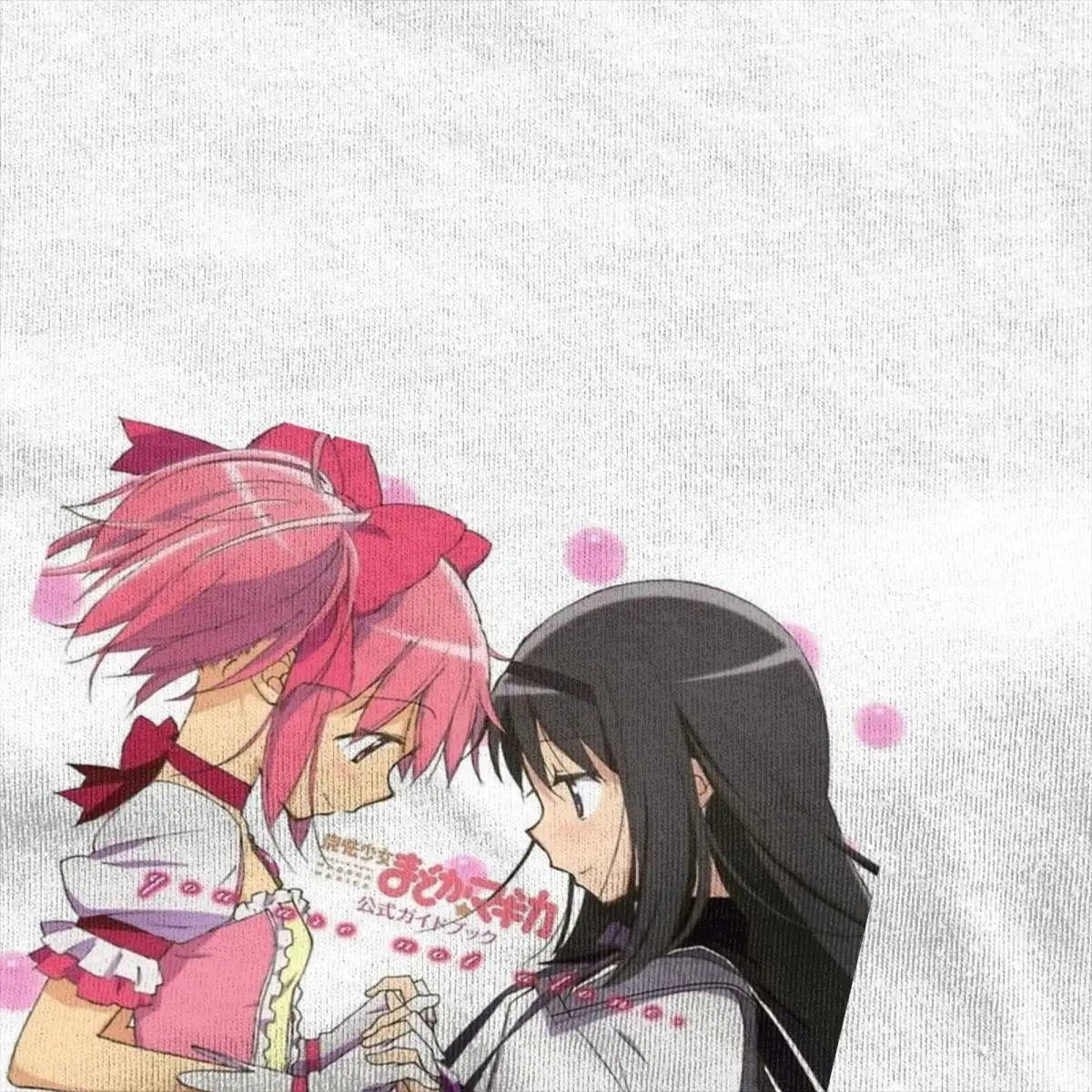 Camiseta de Puella Magi Madoka Magica para hombre y mujer, camisa divertida de algodón con cuello redondo, ropa de manga corta de talla grande