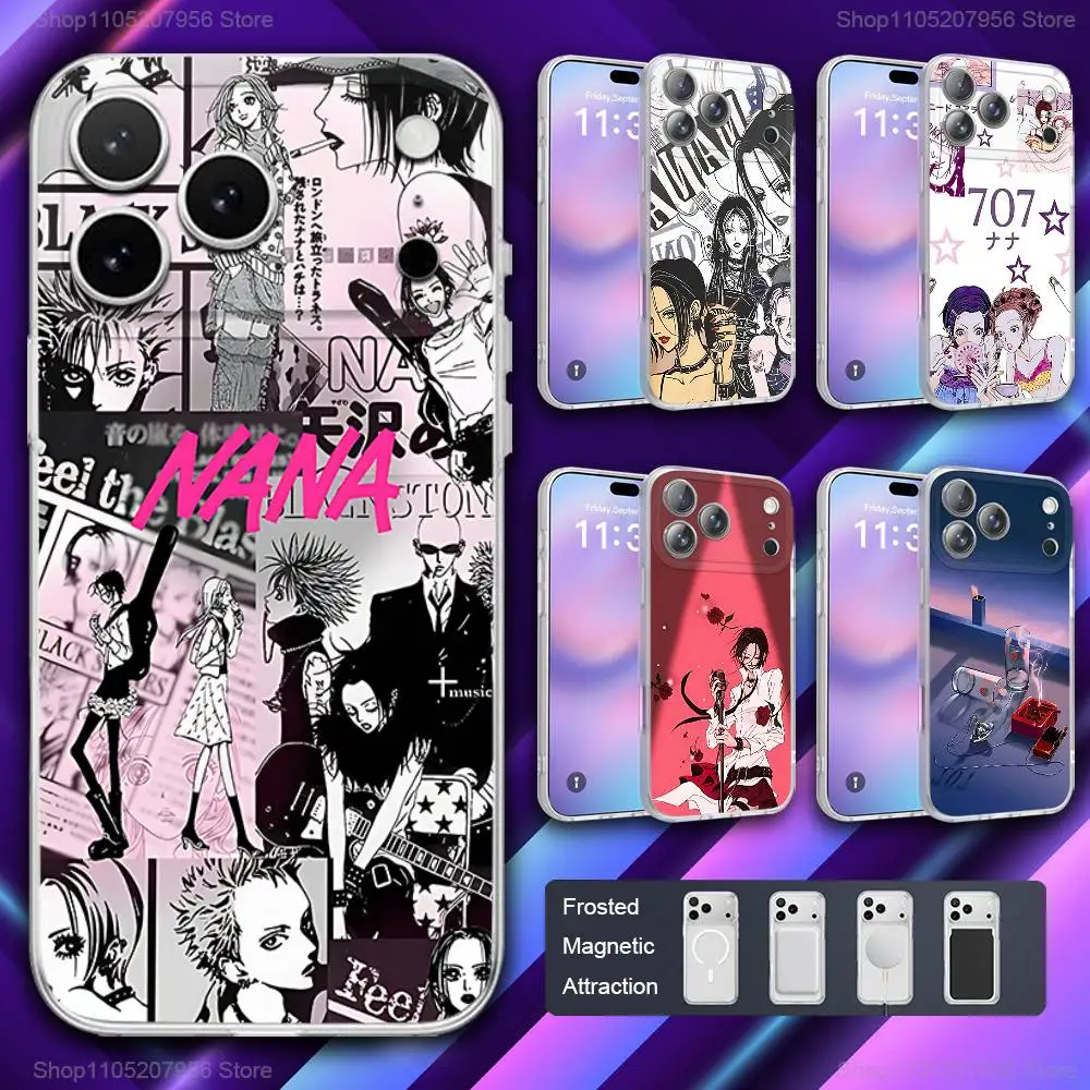 

N-NANA Comics For iPhone 11,12,15,14,13,17,16,Pro,Plus,E,Max,Air,Mini Magnetic Frosted Cover Phone Case