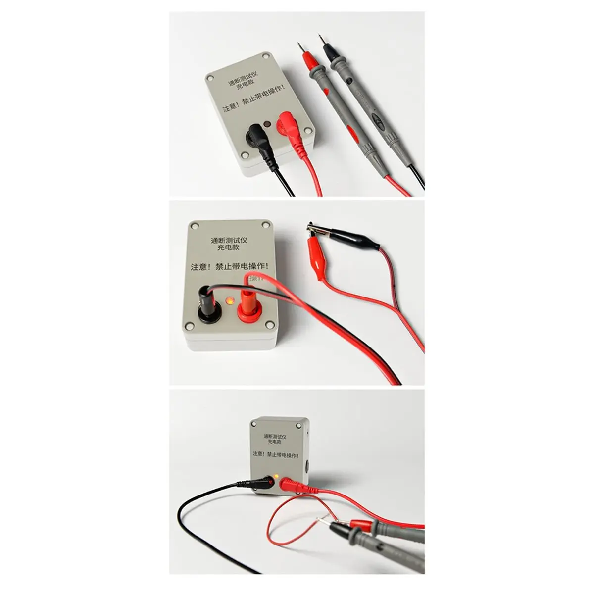 9V Continuity Tester with Audible Buzzer & LED - Essential for Wire, PCB, Cable, Auto Switch & Fuse Testing