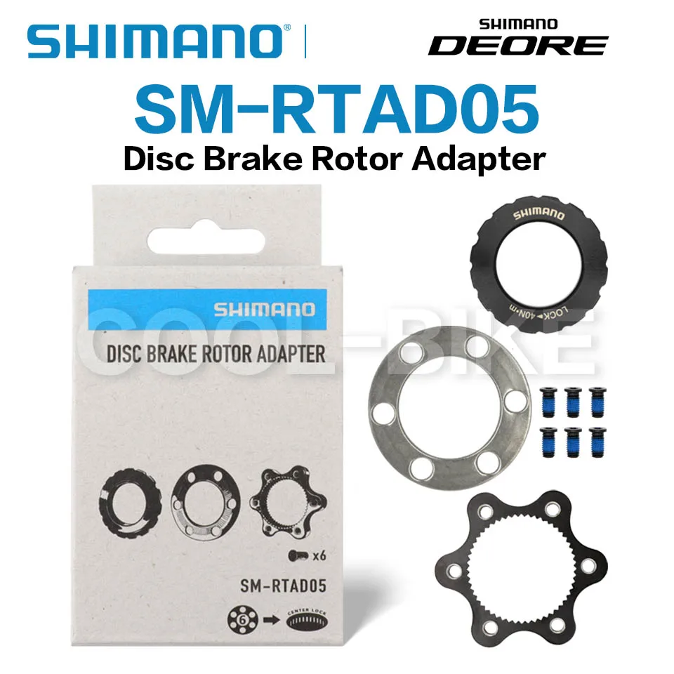AliExpress Shimano SM RTAD05 Disc Brake Rotor Adaptor 6-bolt rotor to CENTER LOCK hub SM-RTAD05 MTB Road Bike Disc Rotor Adapter