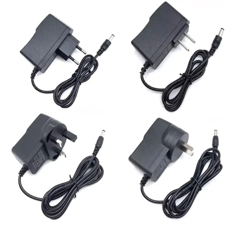 

EU US UK PLUG power adapter AC 100-240V DC 5V 2A 1A 5.5mm*2.5mm AC/DC power transformer Charger Power Adapter Supply Converter