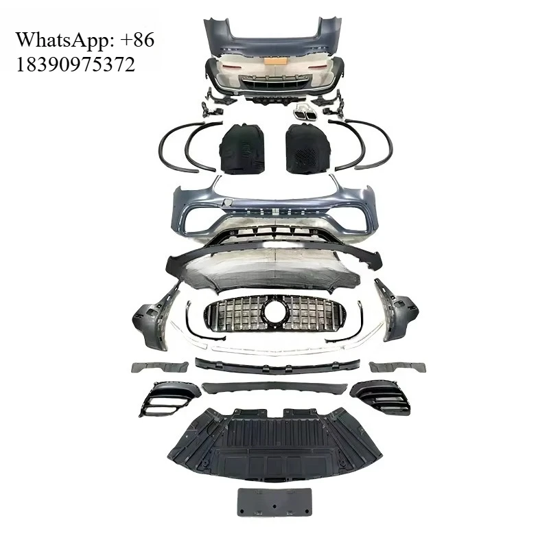 New Mingyang 1 Year Warranty Upgrade Kit Car Bumper Bodykit with Clips for  GLC 2020-2022 X253 Park Assist Sensor Cut-Outs