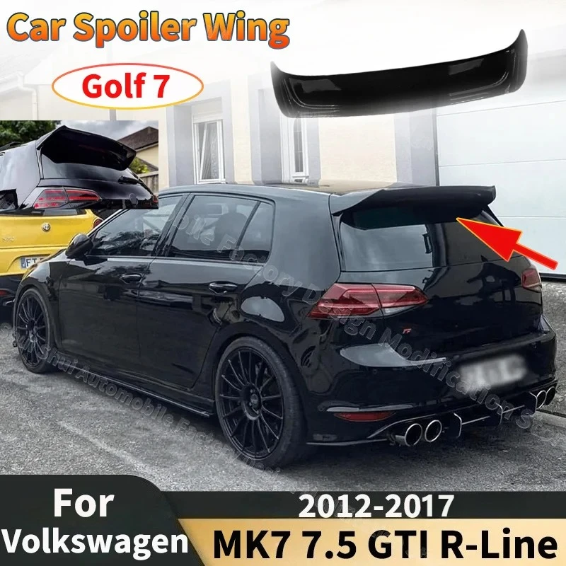 

Автомобильный спойлер, крыло для Volkswagen Golf 7 MK7 MK7.5 GTI R-Line 2012-2017, OSIR Style, задняя крыша, багажник, плавник, крышка, защитная доска, детали