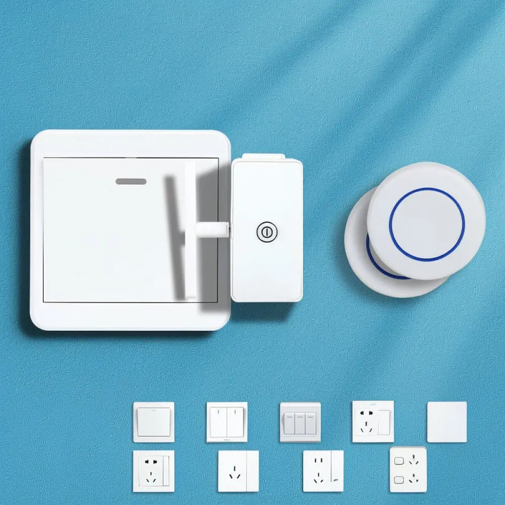 Automatic Wall Switch Pusher Mechanical Remote Controller For Home Lighting Easy Installation Without Neutral Wire Required