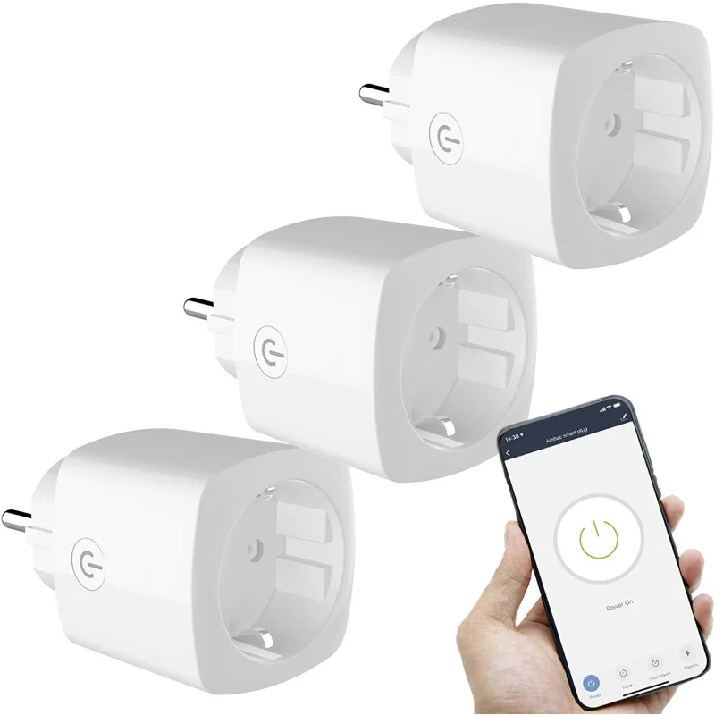 Розетка Wi-Fi с управлением на большие расстояния для домашней розетки Alexa, умная розетка для похудного почерка, умная розетка 16a, умная розетка Wi-Fi