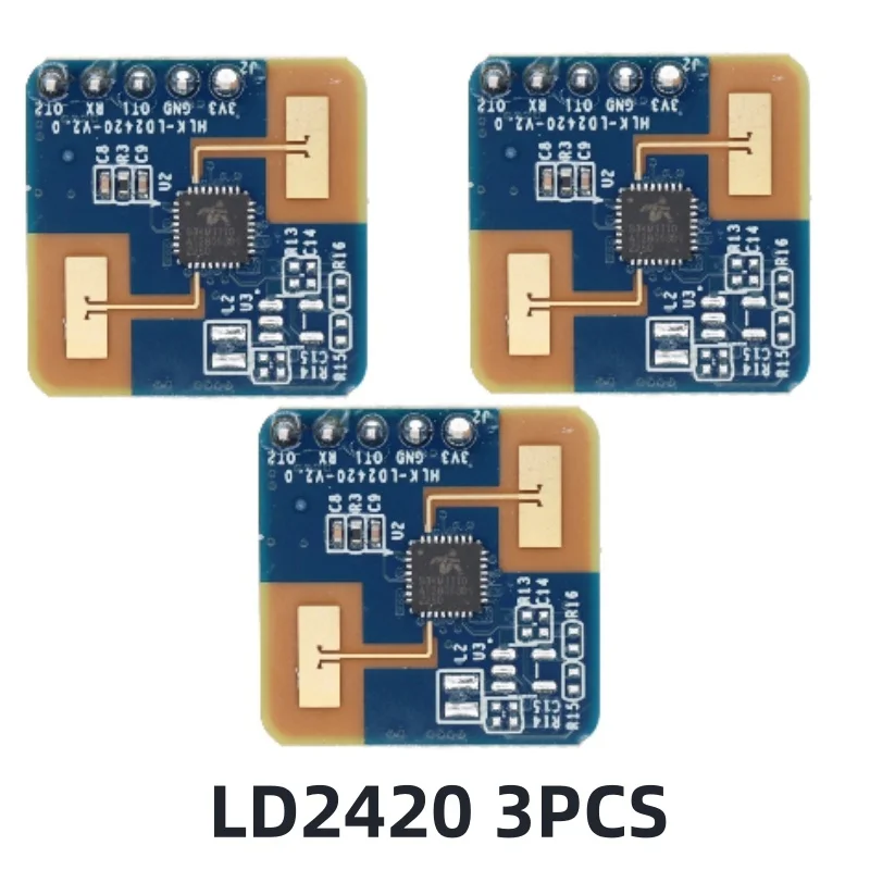 LAUBEI Hi-Link HLK-LD2410 LD2410B LD2410C 5V Mini FMCW 24G Smart Menselijke aanwezigheidssensor Radarmodule Consumentenelektronica