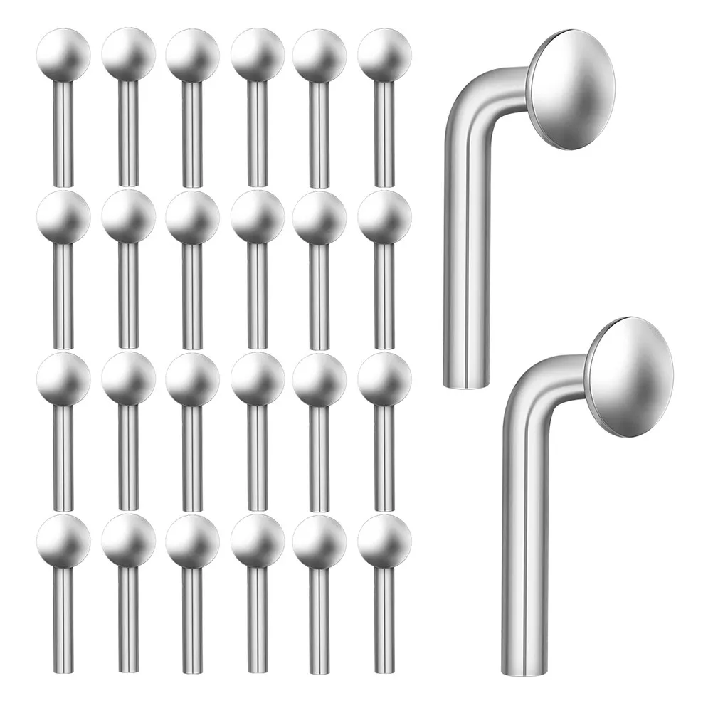 80Pcs Galvanized L-Shaped Safety Pins Heavy Duty Pallet Rack Drop Bolts Shelving Clips Warehouse Storage Fasteners