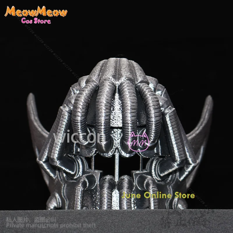 Dark อะนิเมะภาพยนตร์อัศวินคอสเพลย์ Bane Black Skull 3D Polylactic Acid หน้ากากสยองขวัญฮาโลวีน Christmas Party Man Cos disfraz