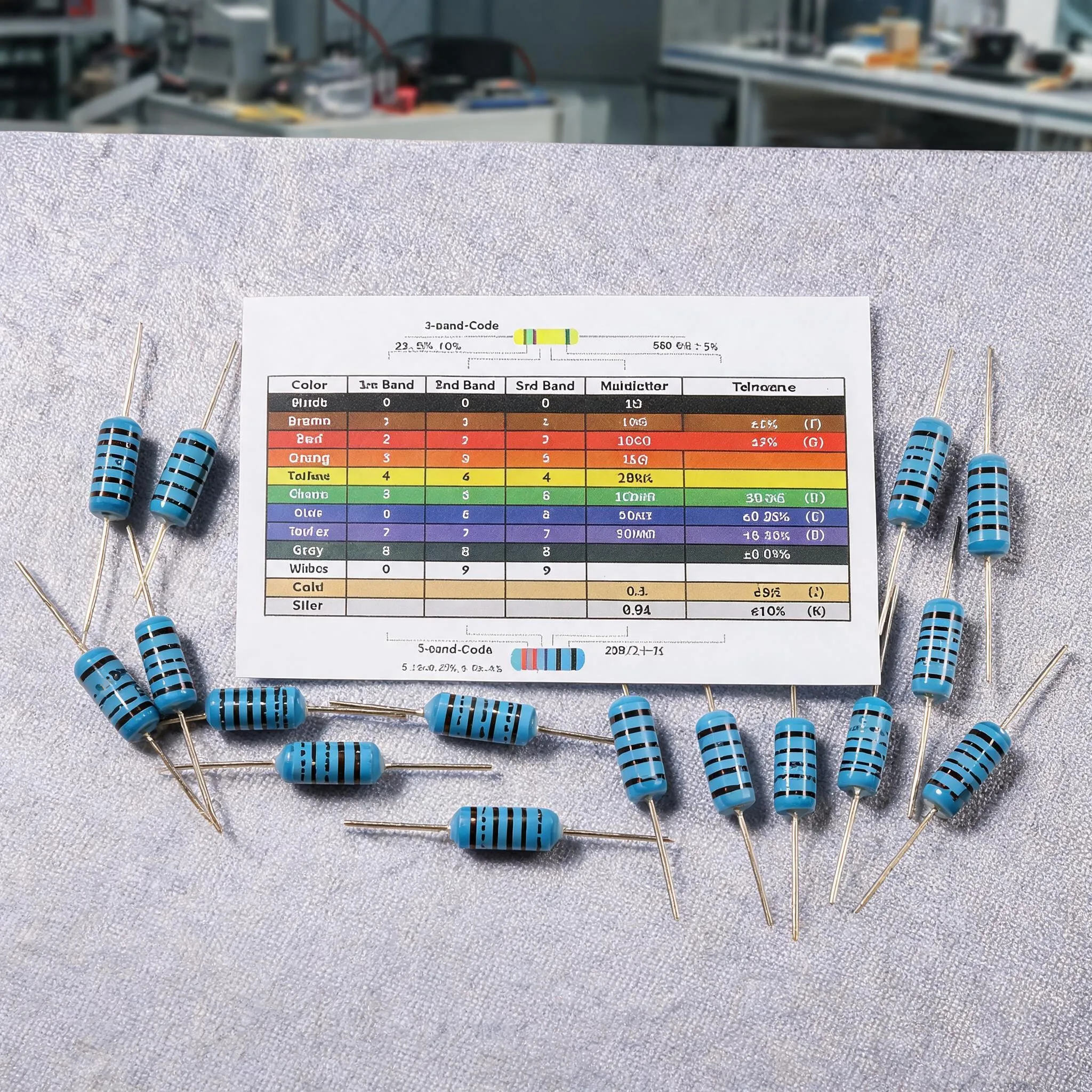 For Electronic Projects 1W Metal Film Resistor Kit For Educational Purposes As Shown Reliable Circuit Solution
