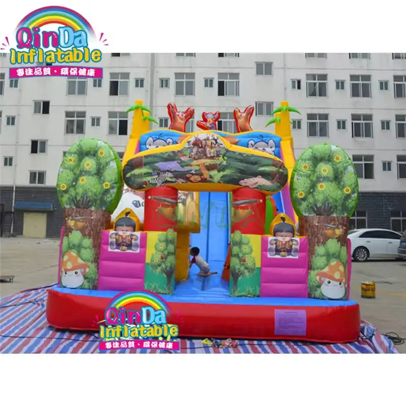 Outdoor Inflatable Funcity, Inflatable Playground Bouncy Castle
