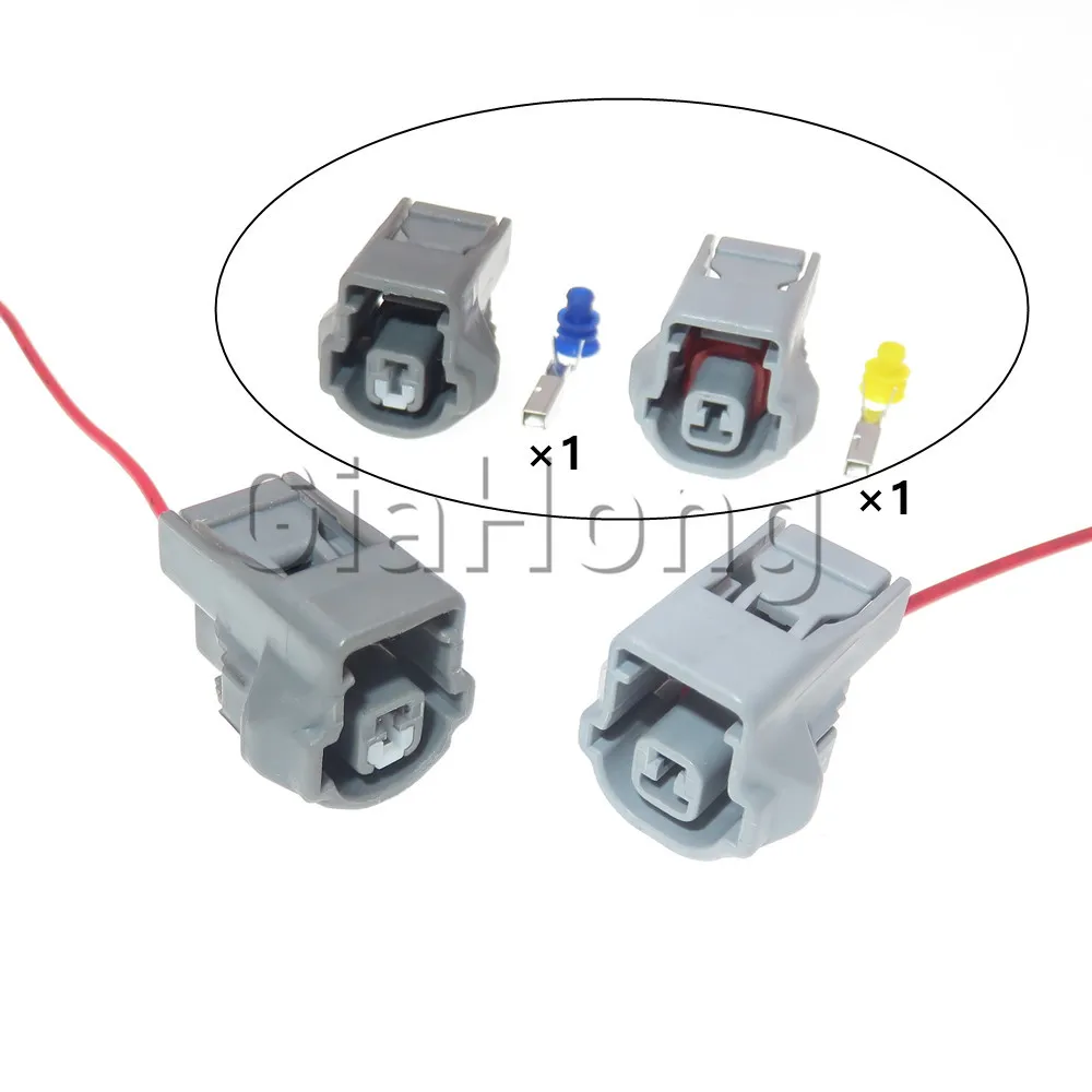 

1 Set 1 Ways AC Assembly Auto Knock Sensor Waterproof Socket 7283-1015-10 Car Wiring Terminal Connector For Toyota 90980-11166