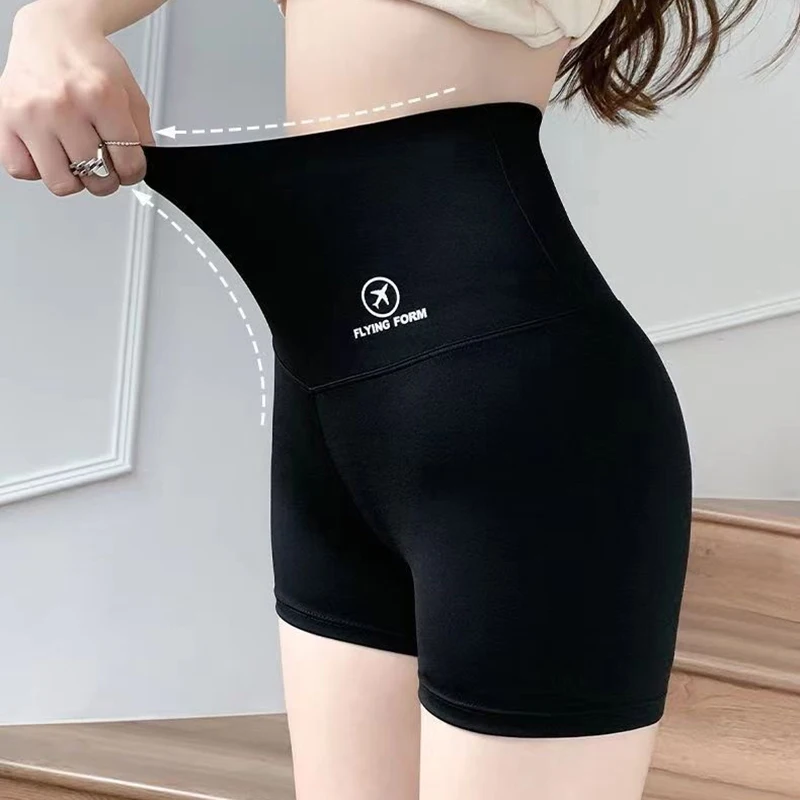 2024 Women Butt Lifting Yoga Shorts Elastic Workout High Waist Tummy Control Ruched Booty Pants Seamless Gym Compression Tights